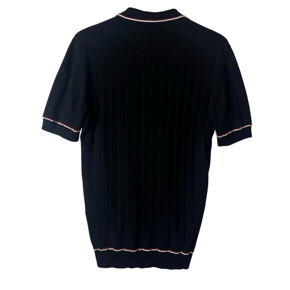 Brunello Cucinelli Cotton Ribbed Knit Polo Shirt - Picture 3 of 8